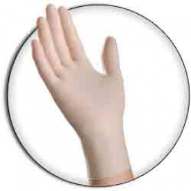 Latex Powdered Exam Gloves