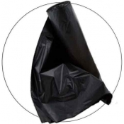 60 Gallon 38x60 Black HDPE Can Liner